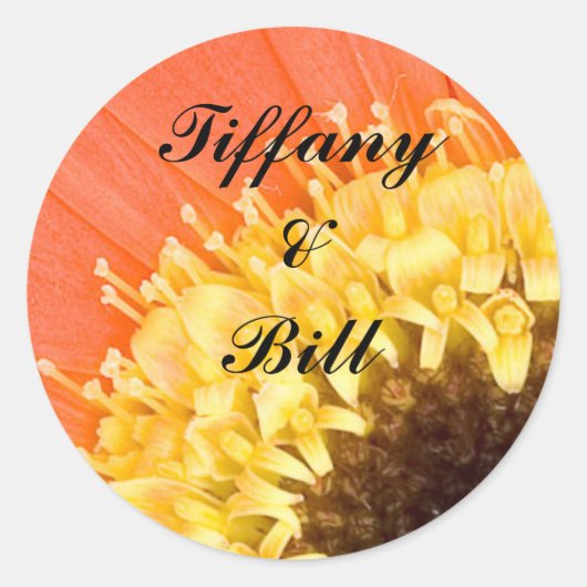 Stickers voor gevlochten florale envelop (Voorkant)