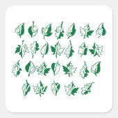 Stickers voor groene alfabet (Voorkant)