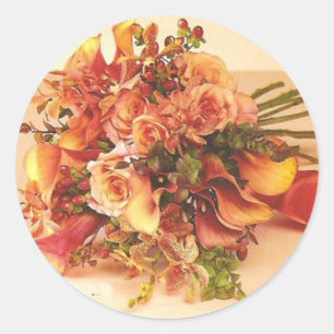 Stickers voor herfst bruiloft Envelope