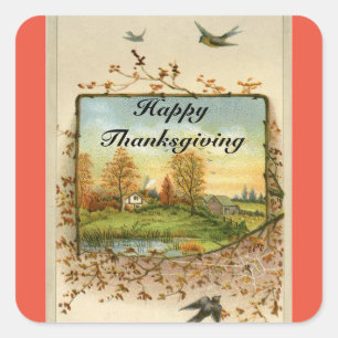 Stickers voor  Herfst Thanksgiving