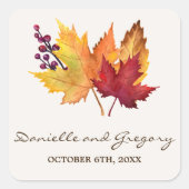 Stickers voor herfst verlaten herfst (Voorkant)