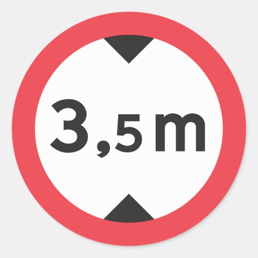 Stickers voor hoogtemelding (Voorkant)