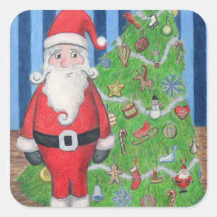 Stickers voor kerstbomen en kerstbomen