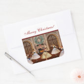Stickers voor kerstcadeautjes in de Nutcracker Mer (Envelop)
