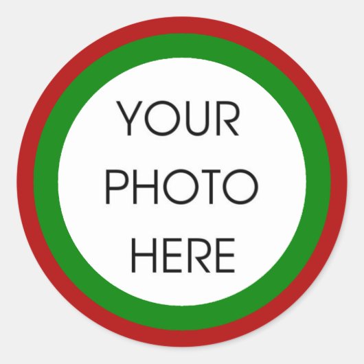 Stickers voor kerstgrens Sjabloon (Voorkant)