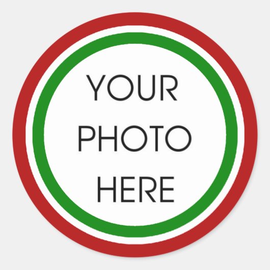 Stickers voor kerstgrens Sjabloon (Voorkant)