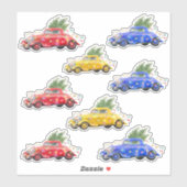 Stickers voor kerstvrachtwagens (Vel)