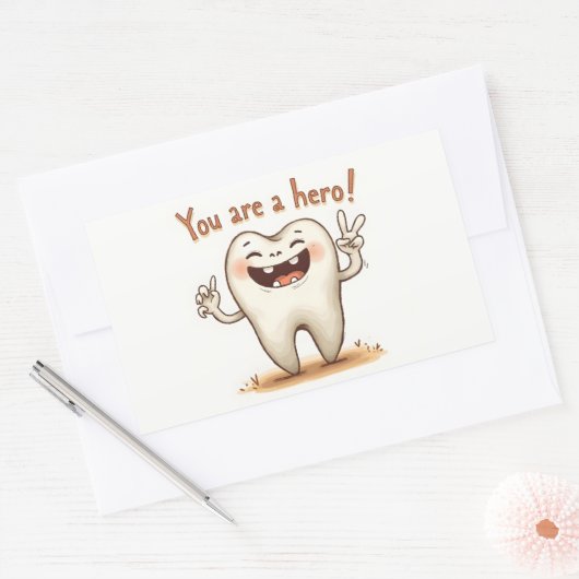 Stickers voor kleine tandartspatiënten (Envelop)