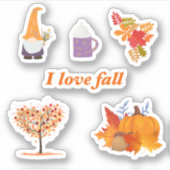 Stickers voor kleurrijke Herfst (Voorkant)