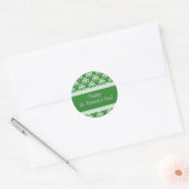Stickers voor mousserende Shamrocks Pattern (Envelop)