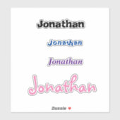 Stickers voor  naamlabels (Vel)