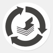 Stickers voor papierrecycling (Voorkant)