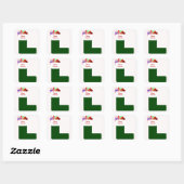 Stickers voor pretkerst (Vel)