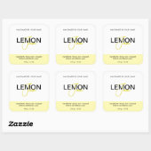 Stickers voor productlabel van Lemon Jam Verpakkin (Vel)