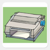Stickers voor puntmatrixprinters (Voorkant)