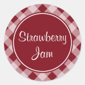 Stickers voor Red Gingham Kitchen (Voorkant)
