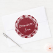 Stickers voor Red Gingham Kitchen (Envelop)