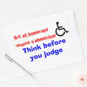 stickers voor rolstoelen (Envelop)