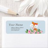 stickers voor schattig fox-retouradres (Insitu)