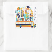 Stickers voor schoolillustraties (Tas)