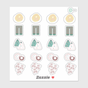 Stickers voor snelle kerstontbijt