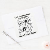 Stickers voor uitlaat- en bandfitters (Envelop)