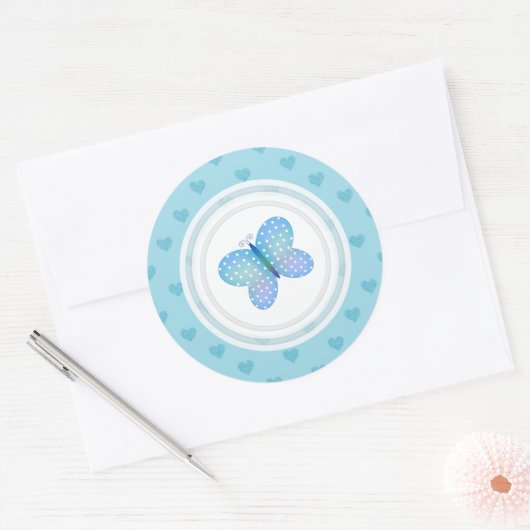 Stickers voor vlinder en hart (Envelop)