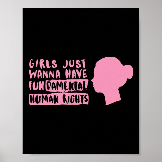 Stickers voor vrouwenrechten poster (Voorkant)