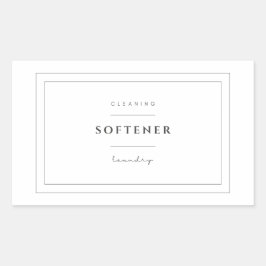 Stickers voor wasverzachter