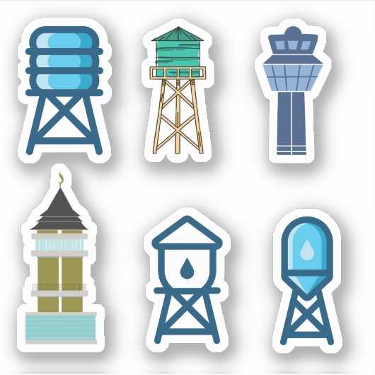 Stickers voor watertoren (Voorkant)