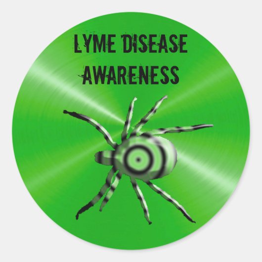 Stickers voor ziekte van Lyme (Voorkant)