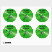 Stickers voor ziekte van Lyme (Vel)