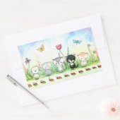 Stickers voor zoete Kitty Cat Puppy Ladybug (Envelop)