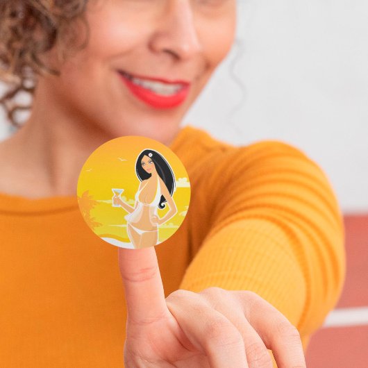 Stickers voor zomervrouwen