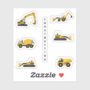 Stickers voor zware machines