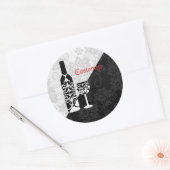 Stickers voor zwarte en witte wijn (Envelop)