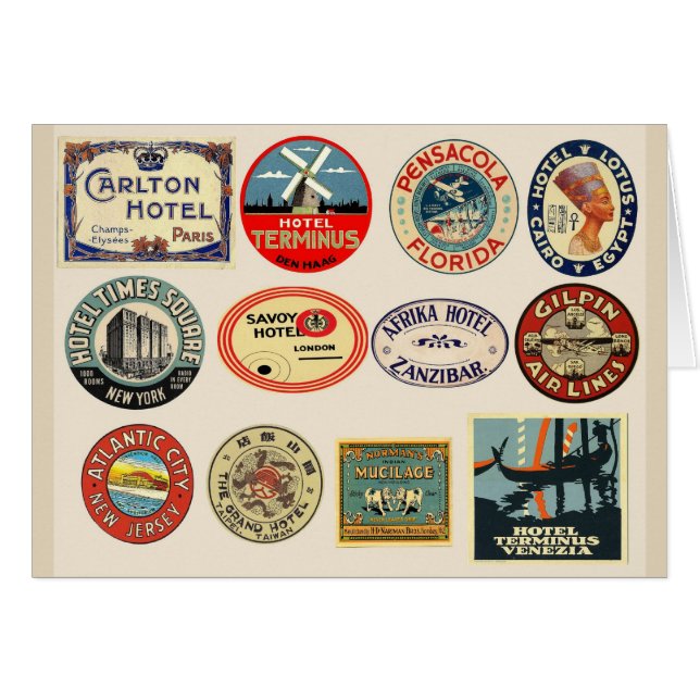 Stickers Voyage bagage (Devant horizontal)