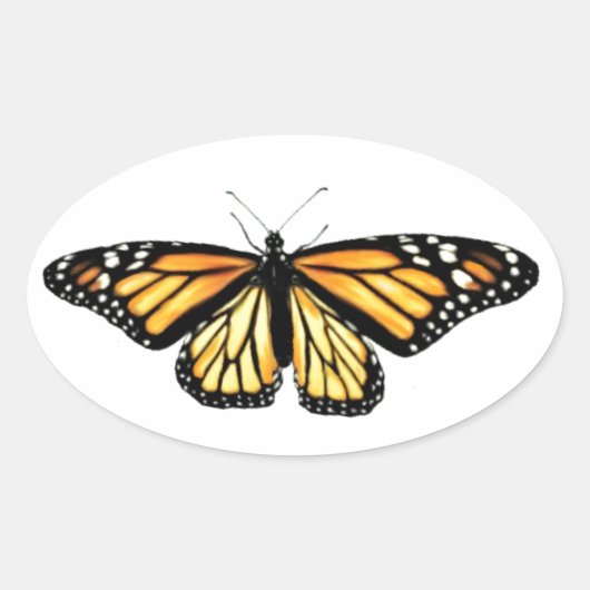 Stickers Vrouw Monarch (Voorkant)