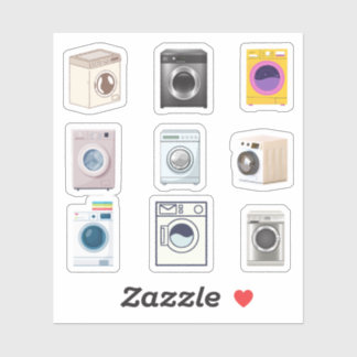 Stickers wasmachine