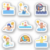 Stickers Water Polo (Devant)