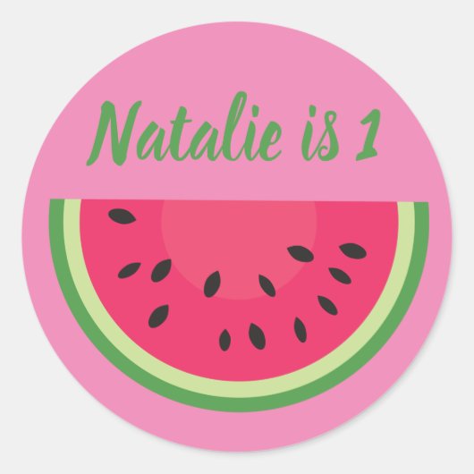 Stickers Watermelon personnalisés (Devant)