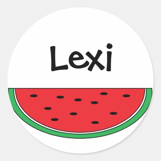 Stickers "Watermelon" personnalisés (Devant)