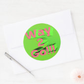 Stickers Way 2 Go Speed (Enveloppe)