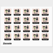 Stickers Wedding shower Frankenstein Couples (Feuille)