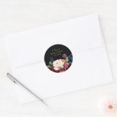 Stickers Wedding shower romantique Favoriser (Enveloppe)