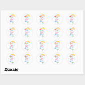 Stickers wedding showers (Feuille)