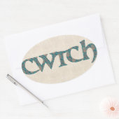 Stickers Welsh Fun, Motif Paisley (Enveloppe)