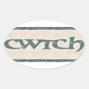 Stickers Welsh Fun, Motif Paisley