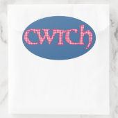 Stickers Welsh Fun : Red Check En vichy (Sac)