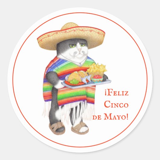 Stickers WENDELITO Cinco de Mayo (Devant)